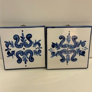 Linens N Things “Delft” Blue/White Decorative Wall Tiles No chips or Flaws